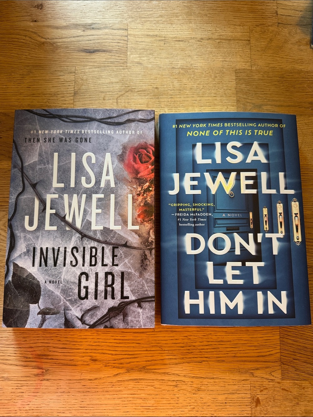 Lot of 2 - Lisa Jewell Paperback Book Set - Invisible Girl & Don't Let Him In